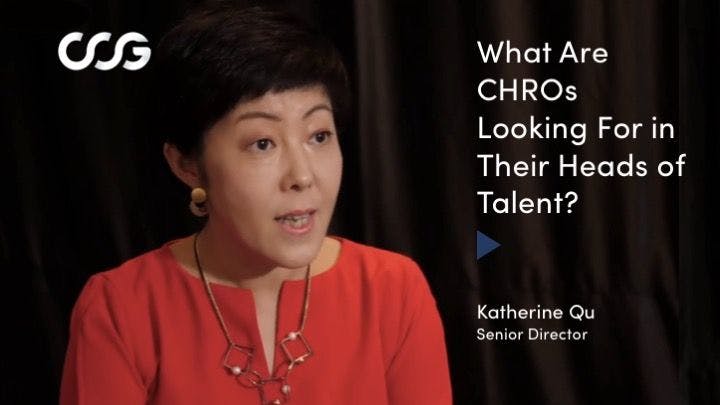What Are CHROs Looking For in Their Heads of Talent?