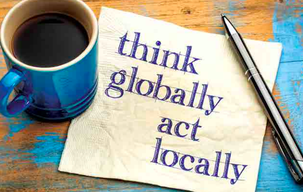 Think globally act locally ChapmanCG